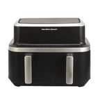 Hamilton Beach HB700VCGS - Black 9L Dual Air Fryer - Dual Zone with Vision Window