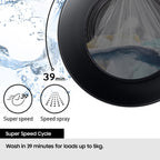 Samsung WD11DG5B15BBEU 11/6kg Washer Dryer, E Rated in Black