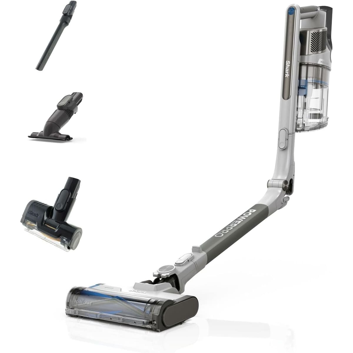 Shark PowerPro Pet Cordless Stick Vacuum Cleaner, Java Metallic, IZ380UKT