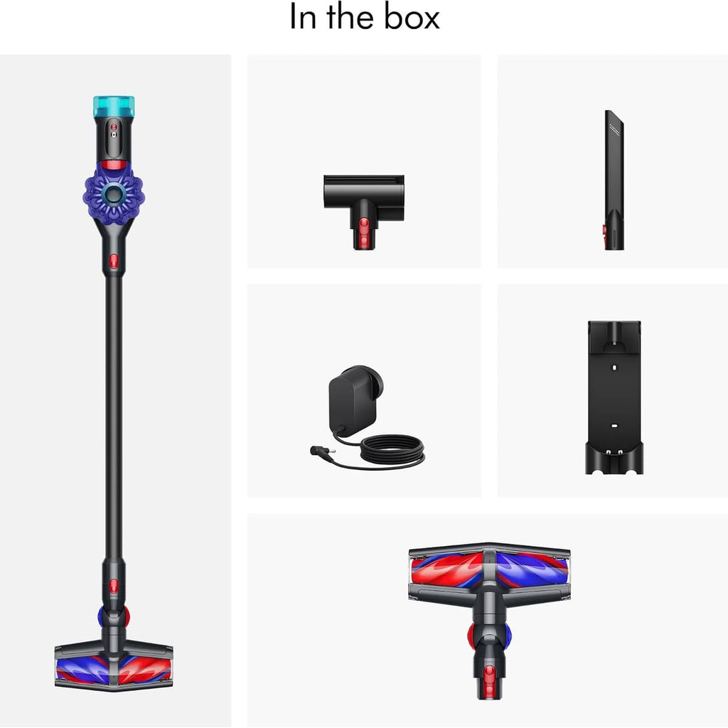 Dyson V10 Konical™ Cordless Vacuum – 150 Air Watts, Powerful Suction, Anti‑Tangle Technology, Detects Invisible Dust, 2‑in‑1 Floor & Handheld