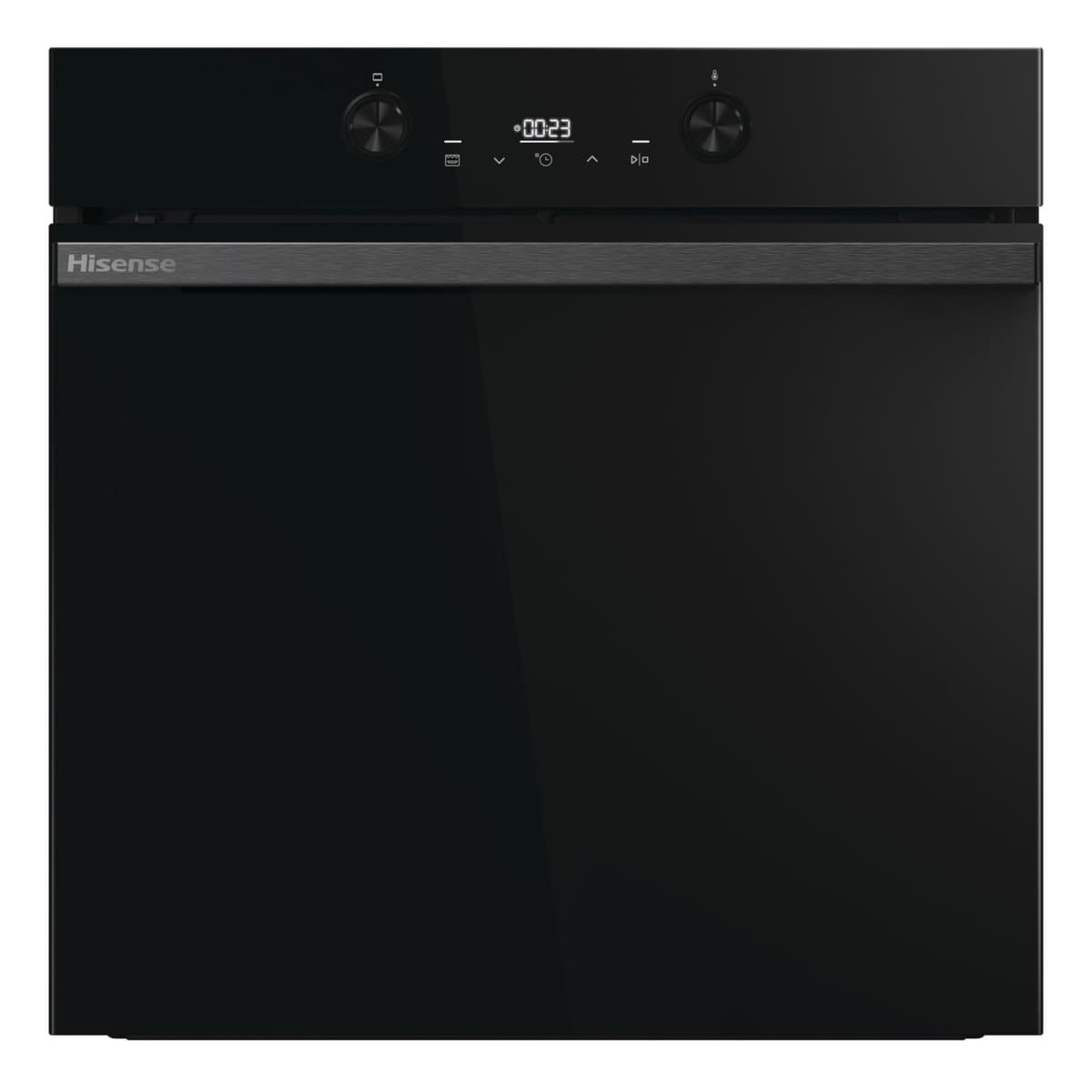 Hisense BI622AXPGUK - Built-in 77L Electric Single Oven - Stainless Steel with Even Bake, 300°C Pizza Mode, Frozen Food Mode, Steam Clean - A Rated, Extra Large