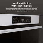 Hisense BI622AXPGUK - Built-in 77L Electric Single Oven - Stainless Steel with Even Bake, 300°C Pizza Mode, Frozen Food Mode, Steam Clean - A Rated, Extra Large