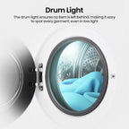 Hisense WF5I1245BWR 12kg Washing Machine, 1400rpm Spin, A Rated Energy, Wi-Fi, Steam, Freestanding, White