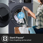 CHiQ 9kg Washing Machine with Class A-30% & 12-Year Motor Warranty, Grey
