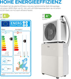 Midea PortaSplit-E Mobile Air Conditioner, Cooling A++/Heating A+, 12000 BTU 3.5 kW, Mini Split Air Conditioning, Peach, for Rooms up to 42 m² / 105 m³, Only 39 dB(A) in Silent Mode [Energy Class A++]