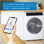 Bosch WNC25410GB Series 8 10.5+6kg Washer Dryer with 1400 Spin White - D Rated