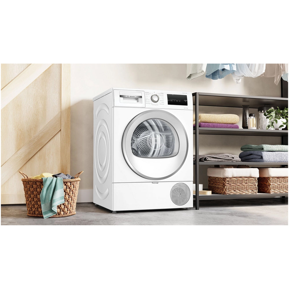 Bosch WTH85224GB Series 4 8kg Heat Pump Tumble Dryer White