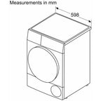 Bosch WTH85224GB Series 4 8kg Heat Pump Tumble Dryer White