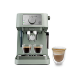 Delonghi EC260.GR Stilosa Traditional Barista Pump Manual Espresso Coffee Machine Green