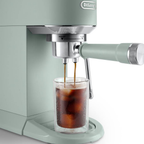 Delonghi EC890.GR Dedica Duo with Advanced Milk Steam Wand Manual Espresso Machine Green