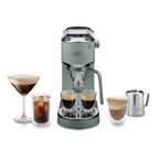 Delonghi EC890.GR Dedica Duo with Advanced Milk Steam Wand Manual Espresso Machine Green