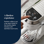 DeLonghi EC890.W Dedica Duo Manual Espresso Coffee Machine with Milk Frother White