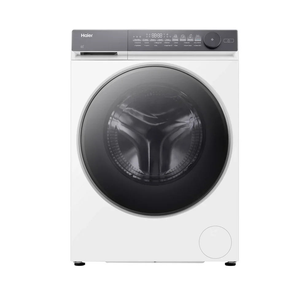 Haier HWD80BP14367TU 8+5kg 1400 Spin Freestanding Washer Dryer White - A Rated
