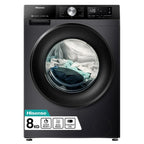 Hisense 3S Series WF3S8043BB3 WiFi-enabled 8kg 1400 Spin Washing Machine Black - A Rated