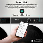 Hisense KitchenFit 5i Series WF5I9043BWFS 9kg 1400 Spin WiFi-enabled Freestanding Washing Machine White