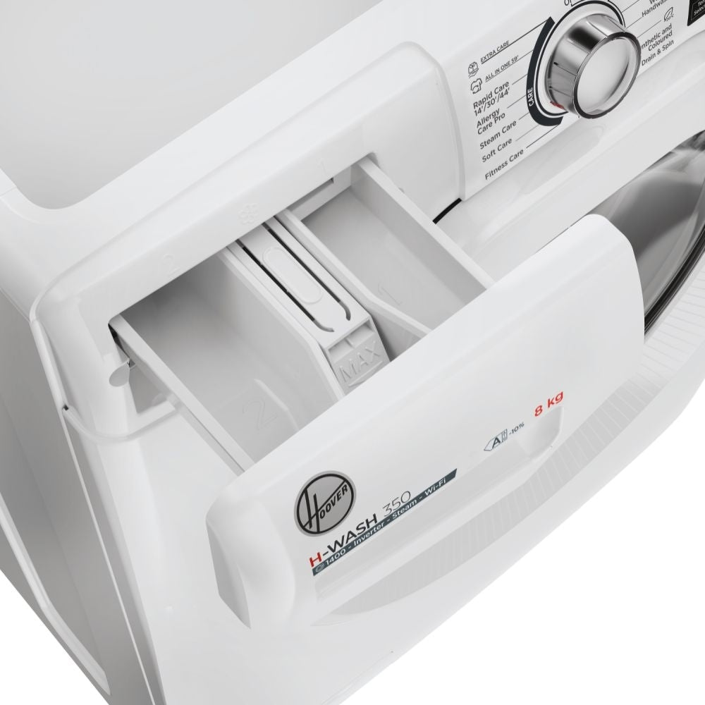 Hoover H3WPS486TAM6-80 8kg 1400 Spin Freestanding Washing Machine White A Rated