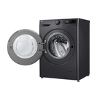 LG F4Y510GBLN1 10kg Steam 1400 Spin Freestanding Front Loading Washing Machine Slate Grey