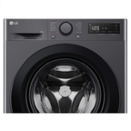 LG F4Y510GBLN1 10kg Steam 1400 Spin Freestanding Front Loading Washing Machine Slate Grey