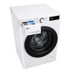 LG F4Y510WBLN1 Washing Machine Front Load 10 kg 1400 Spin White - Clearance