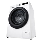 LG F4Y511WBLN1 11kg Steam 1400 Spin Freestanding Front Load Washing Machine White - A Rated