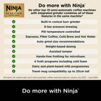 Ninja ES601UKBK Luxe Cafe Premier Espresso Coffee Machine - Black