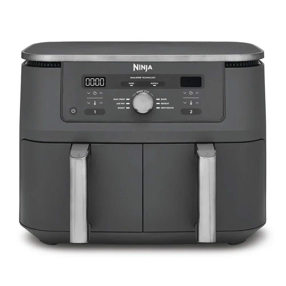 Ninja MAX 6 in 1 Dual Zone Air Fryer DZ400UK 9.5L - Gunmetal Grey