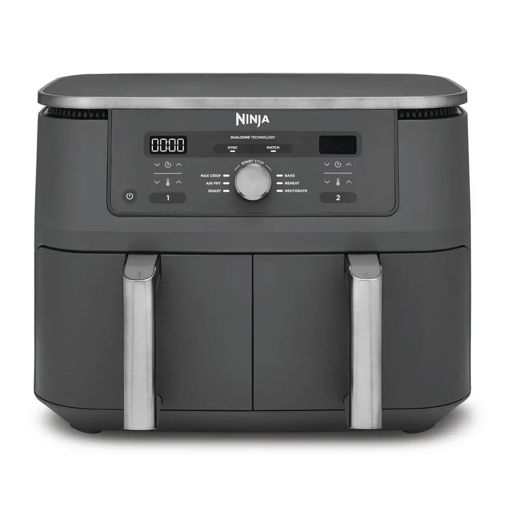 Ninja MAX 6 in 1 Dual Zone Air Fryer DZ400UK 9.5L Gunmetal Grey - Clearance