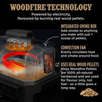 Ninja OG850UK Woodfire Pro XL Electric BBQ Grill & Smoker