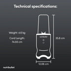 Nutribullet Ultra 1200 McLaren F1 Team Edition Portable Blender 2776 - Grey