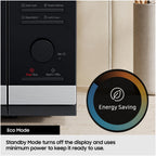 Samsung MS23K3515AK 23L Solo Microwave Oven with Triple Distribution System Black
