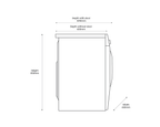 Samsung Series 5 WW11DG5B25ABEU Bespoke AI Front-Load 11 kg 1400 Spin Washing Machine Black