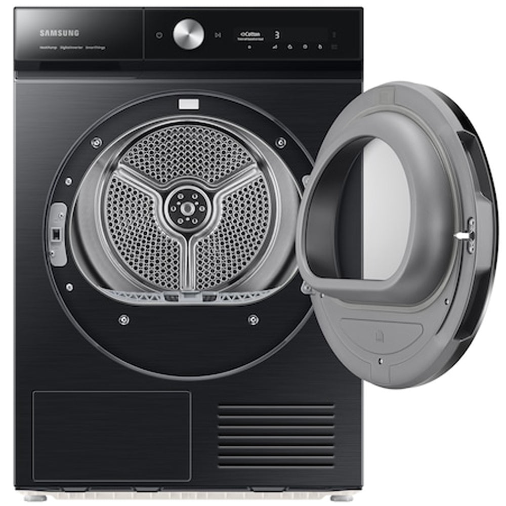 Samsung Series 8 DV90BB9445GBS1 with Optimal Dry 9kg Heat Pump Tumble Dryer Black