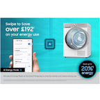 Samsung Series 9 DV90F09F4SU1 with AI Home 9kg Heat Pump Tumble Dryer Dark Steel