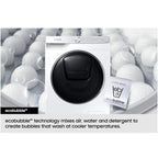 Samsung Series 9 WF90F09C4SU1 Bespoke AI Home 9kg 1400 Spin Smart Washing Machine Dark Steel