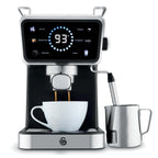 Swan SK22113BLK Espresso Digital Coffee Machine with Built-in Milk Frother - Black